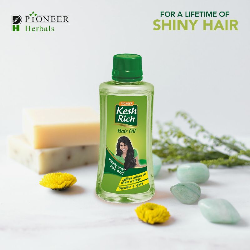 Pioneer Kesh Rich Perfumed Hair Oil at best price USD 1 - USD 2 / Piece in  Daman Daman & Diu from Pioneer Herbals | ID:6199695