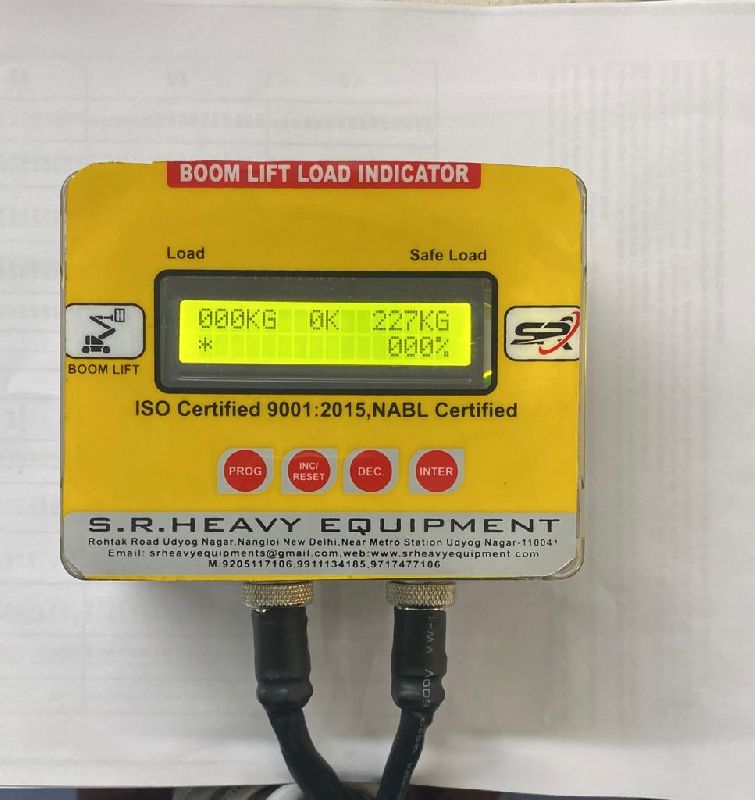 BOOM LIFT LOAD INDICATOR FOR CRANE, Certification : ISI Certified