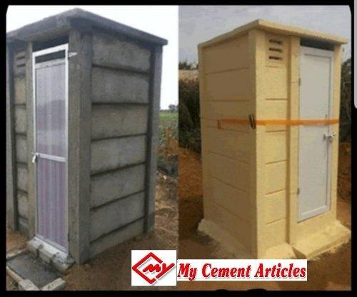  Panel Build RCC Redymade Toilet, Shape : Square