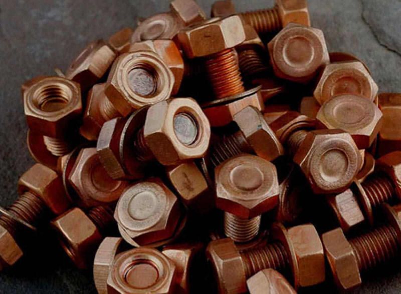 Copper Fasteners, Length : 3 mm to 254 mm