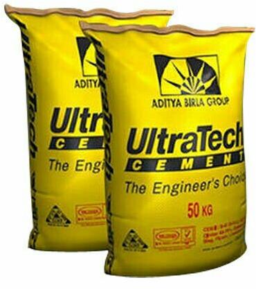 Grey ultratech cement, Packaging Type : PP Sack Bag