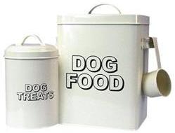 Metal Printed Airtight Pet Food Container, Feature : Durable, Light Weight
