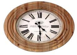 wooden wall clock