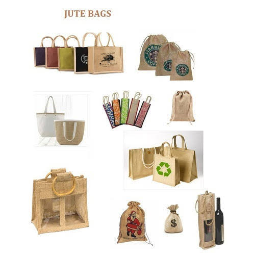 Different types of jute bags