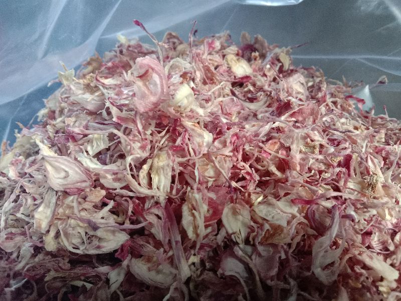 Dehydrated Onion Flakes, Color : Pink/Red