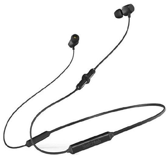 Signature Plus SP190A Neckband Bluetooth Earphone, for Personal Use, Color : Black