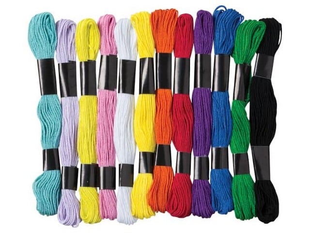 Dyed Multicolor Cotton Embroidery Thread, Packaging Type: Reel at Rs  5/piece in Dehradun