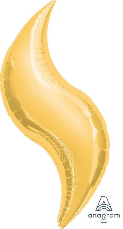 Golden Curve Balloons, Size : 36 Inch