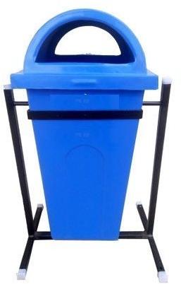 Aristo Dome HDPE Hanging Dustbin, Color : Blue