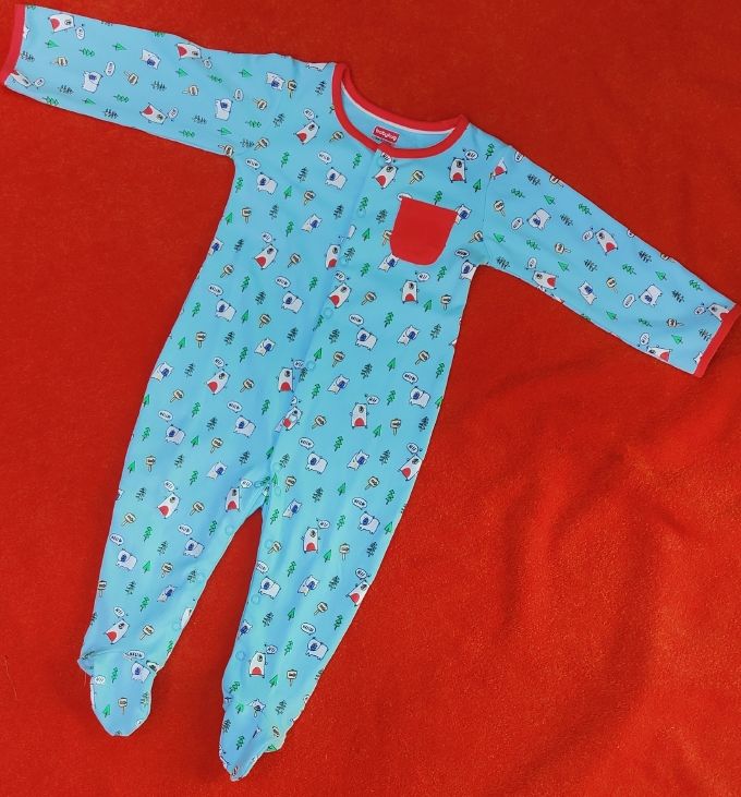 100% Cotton Printed FLGLR04 Kids Long Romper, Gender : Unisex