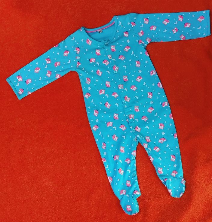 100% Cotton Printed FLGLR05 Kids Long Romper, Gender : Unisex