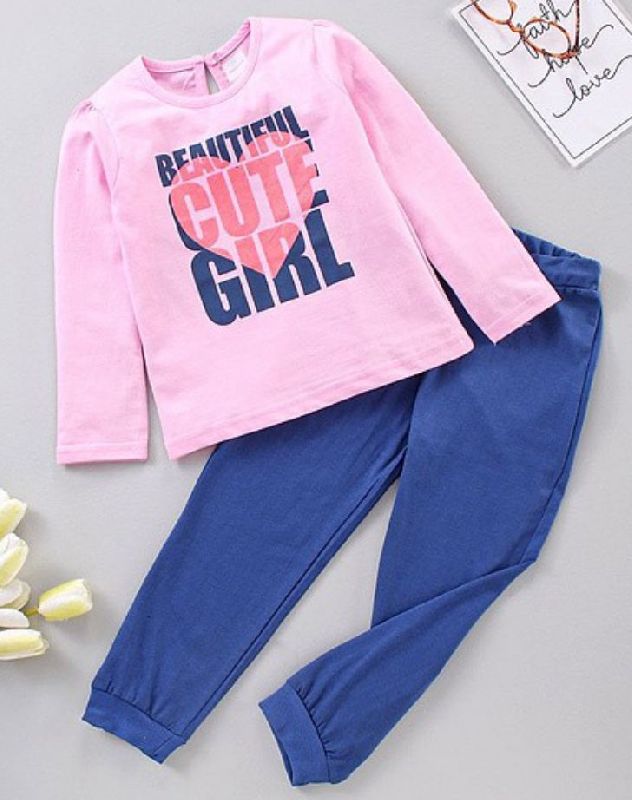FLGMS 005 Girls Top & Pajama Set