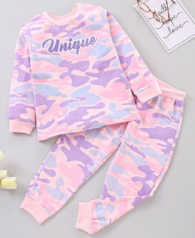 FLGMS 008 Girls Top & Pajama Set