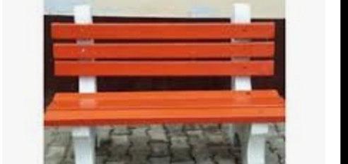 Polished Cement Garden Bench, Size : Standard