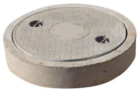 RCC Round Manhole Cover, for Construction, Size : Standard