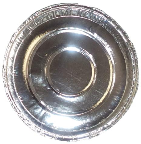 Round Silver Paper Plate