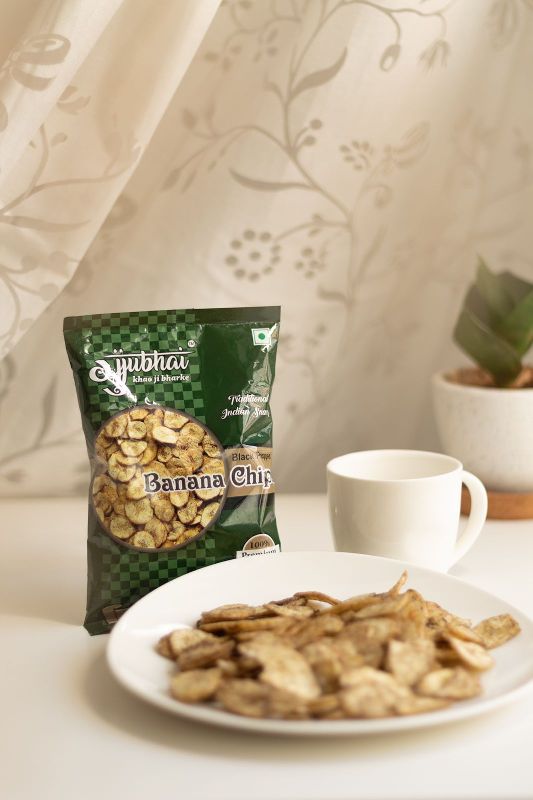 Gujjubhai Banana Chips, for Tea Time Snacks, Certification : FSSAI
