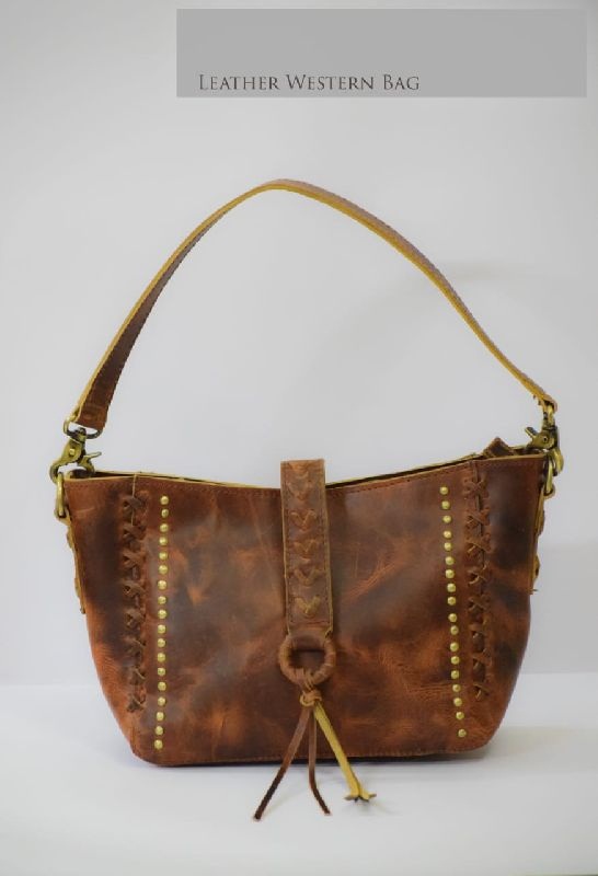 Plain Ladies Leather Western Bag, Style : Modern