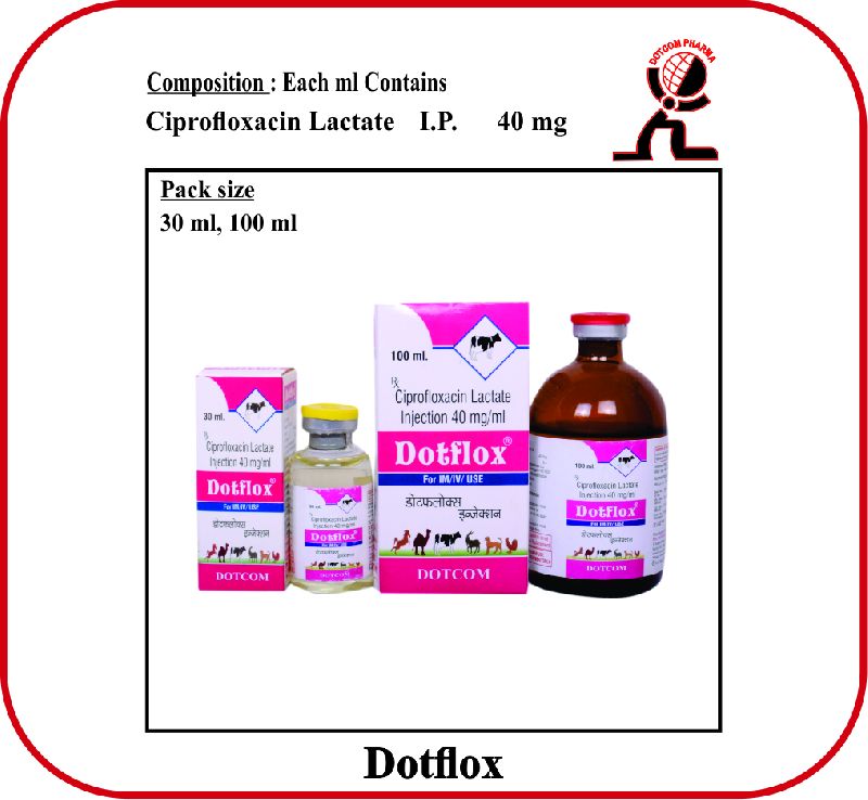 CIPROFLOXACIN LACTATE INJECTION DOTFLOX