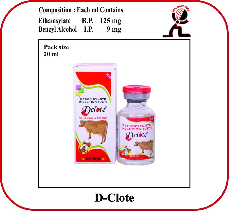 Ethamsylate 125mg Injection (D-CLOTE)