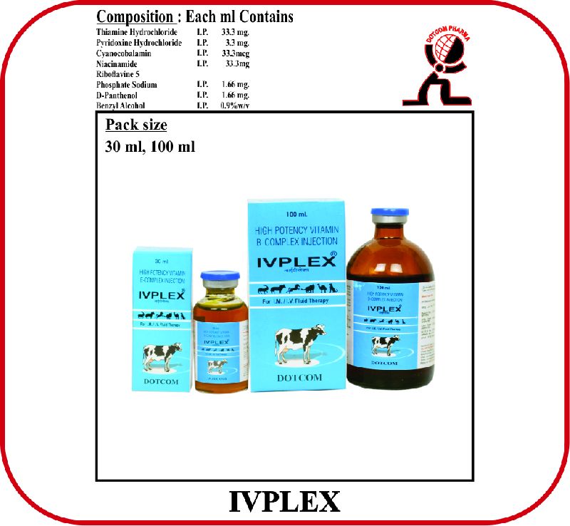 HIGH POTENCY VITAMIN B COMPLEX INJECTION IVPLEX