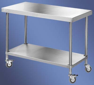 Polished Stainless Steel Food Trolley, Style : Modern