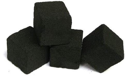 Black Hookah Charcoal, Shape : Cube/Square
