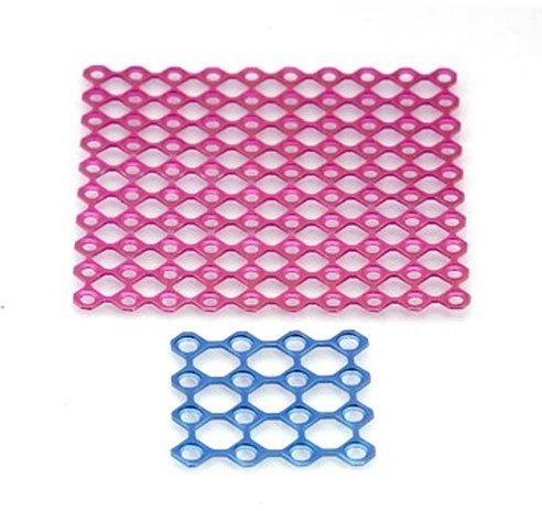  Straight Eazy Mesh Plate, Color : Blue, Pink