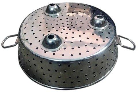 Stainless Steel Rice Strainer, Color : Silver