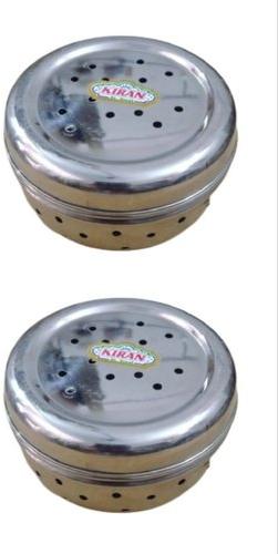 Kiran Stainless Steel Hole Dabba, for Home