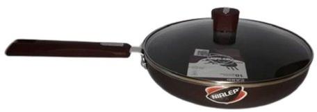 Stainless Steel Frying Pan, Color : Black