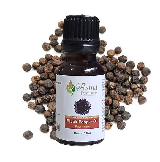 Asma Perfumers Black Pepper Oil, Packaging Size : 15ml, 50ml, 100ml, 300ml, 500ml 1000ml