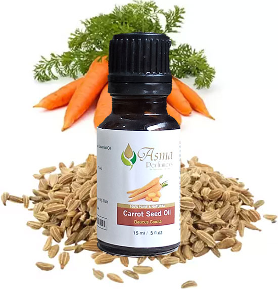Asma Perfumers Carrot Seed Oil, Packaging Size : 15ml, 50ml, 100ml, 300ml, 500ml 1000ml