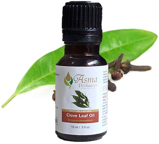 Asma Perfumers Clove Leaf Essential Oil, Packaging Size : 15ml, 50ml, 100ml, 300ml, 500ml 1000ml