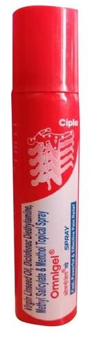 Omnigel Spray, Packaging Size : 100 ml