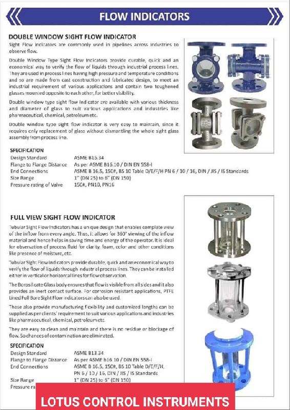 LOTUS Sight Glass, for Laboratory Use, Feature : Corrosion Proof