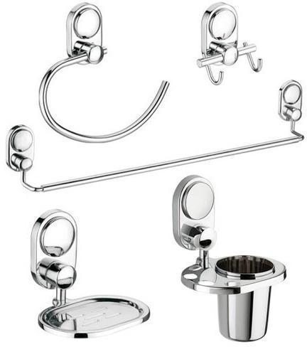 Kresha Stainless Steel Bathroom Accessories, Size : 64 X 25 X 11 Cm