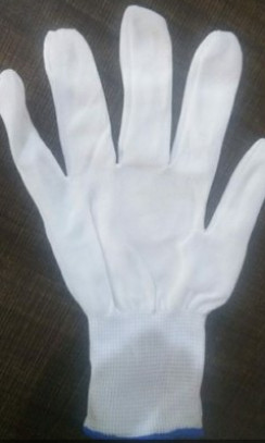Plain Cotton Hand Gloves, Size : 12 inch