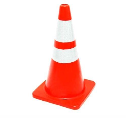 PVC Rubber Cone, for Road Safety, Color : RED, WHITE