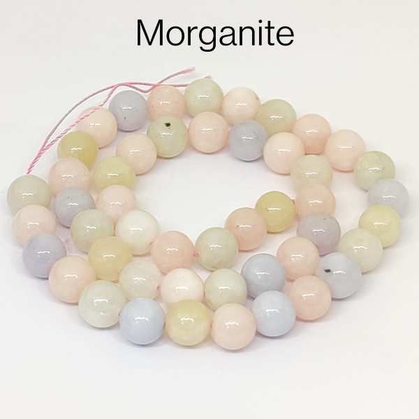 Morganite Natural Gemstone Beads