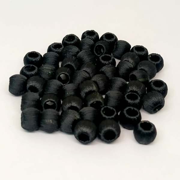 Silk Thread Wrapped Beads, Size : 6mm