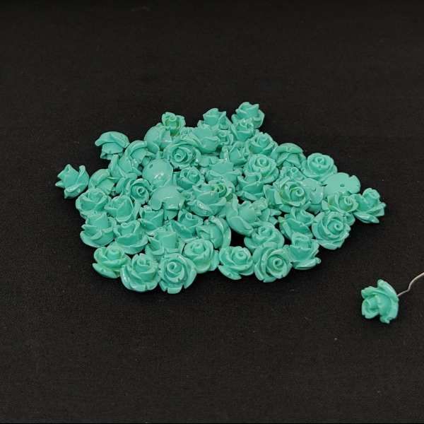 Synthetic Coral Flowers, Color : Spring Green