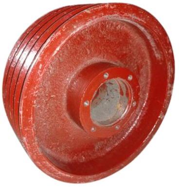 Mild Steel Thrasher Pulley Bearing, Color : Red