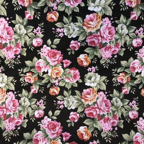 Printed Polyester Fabric, for Garments, Color : Multicolor