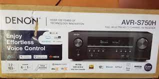 Denon AVR-S750H Receiver, 7.2 Channel (165W x 7) - 4K Ultra HD Home Theater (2019) | Music Streaming