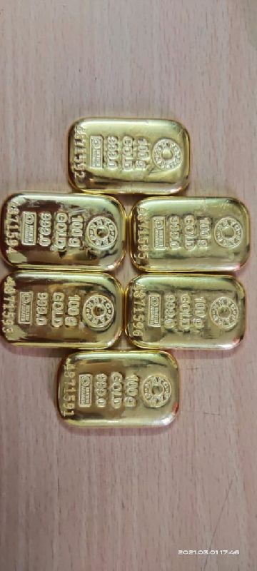 Valuable gold bars