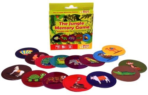 Paper Jungle Memory Card Game, Size : 7.62*7.62*4.45 CM