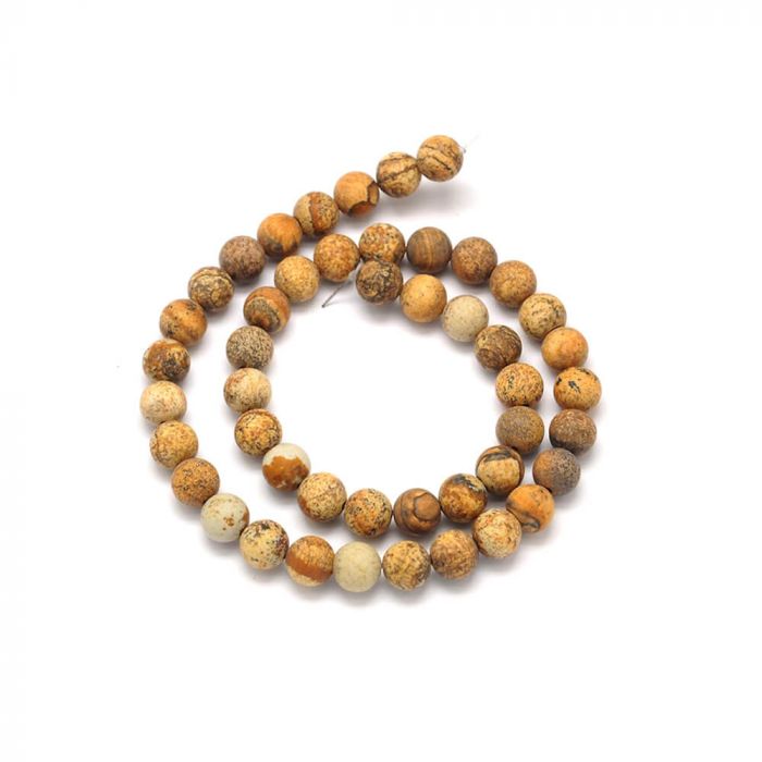 Jasper Stone Beads, Color : Brown