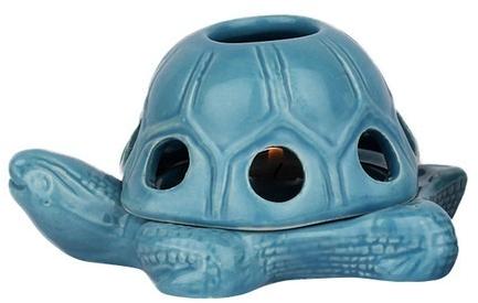 Hue Crafts Ceramic Tortoise Diffuser, Color : Sky Blue