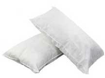 Rectangular Down Feather Pillows, Color : White